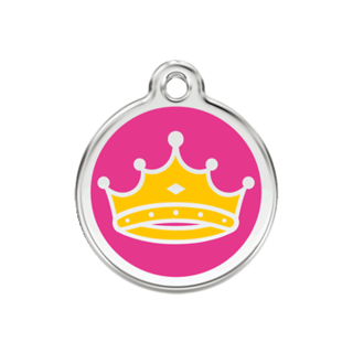 Red Dingo Pink Queen - Large - Lifetime Guarantee - Cat, Dog, Pet ID Tag Engraved