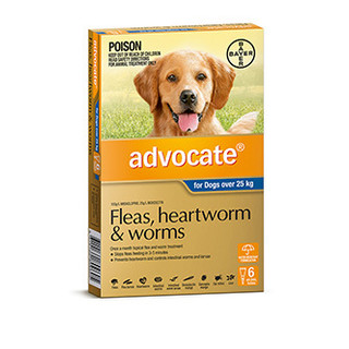Advocate for Dogs Over 25kg (Blue) - Fleas, Heartworm & Worms