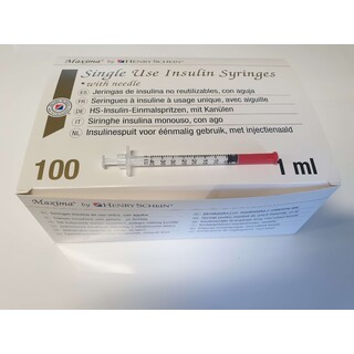 Maxima by Henry Schein- Insulin U-40 Syringes with Needle