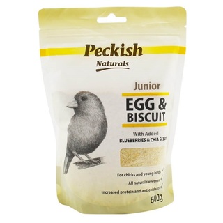 Peckish Junior rearing  Egg & Biscuit - Blueberry 500gm