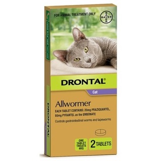 Drontal Allwormer for Cats Up to 4kg