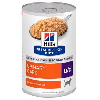 Hill's Prescription Diet Dog u/d Chicken Flavour - Wet Food 370gm x 12 Cans