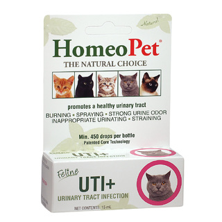 Homeopet Feline UTI+, Urinary Tract Infection - 15ml