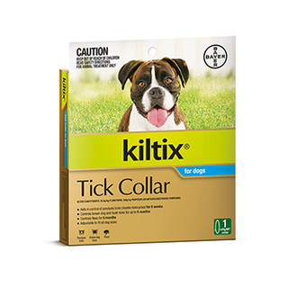Kiltix Tick Collar for Dogs - 10 Pack