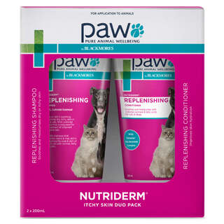 PAW Nutriderm Duo Pack Shampoo & Conditioner - 2 x 200ml (For Itchy Skin )