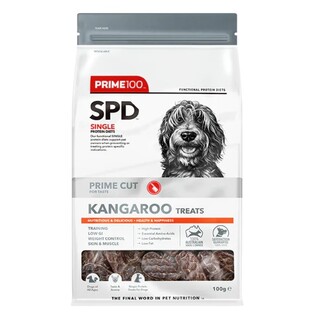 Prime100 - SPD Prime Cut Dog Treats - Kangaroo - 100gm