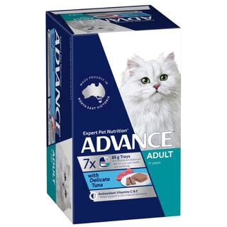 Advance Cat - Adult with Delicate Tuna Trays - Wet Food 7 x 85gm trays