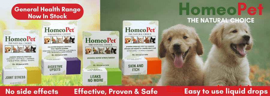 Homeopet range