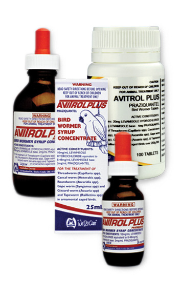 Buy Avitrol Plus Bird Wormer Aussie Vet Products