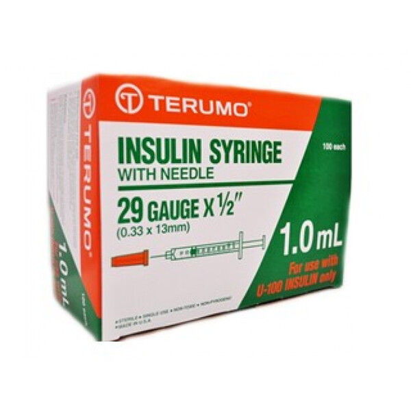 Terumo™ Seringue à insuline Volume :1 ml Seringues à insuline