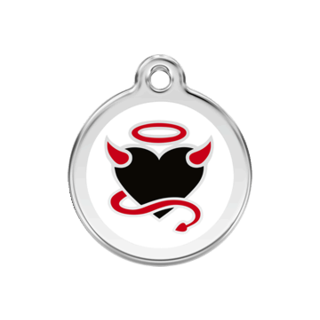 Red Dingo Devil - Large - Lifetime Guarantee - Cat, Dog, Pet ID Tag Engraved