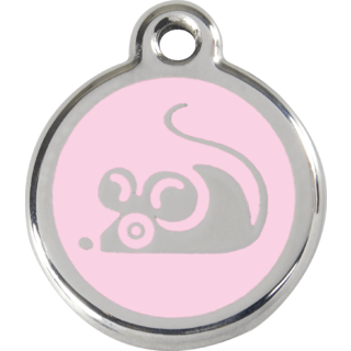 Red Dingo Enamel Kitten Tag - Pink - Lifetime Guarantee - Cat, Dog, Pet ID Tag Engraved