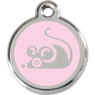 Red Dingo Kitten Tag -Pink - Small - Lifetime Guarantee - Cat, Dog, Pet ID Tag Engraved