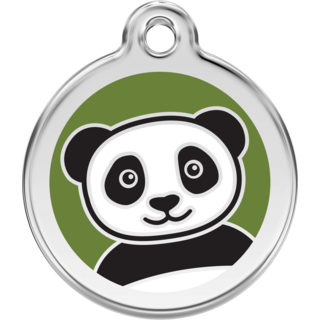 Red Dingo Panda Tag - Lifetime Guarantee - Cat, Dog, Pet ID Tag Engraved