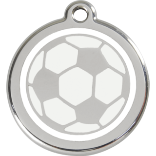 Red Dingo Soccer Tag - Lifetime Guarantee - Cat, Dog, Pet ID Tag Engraved