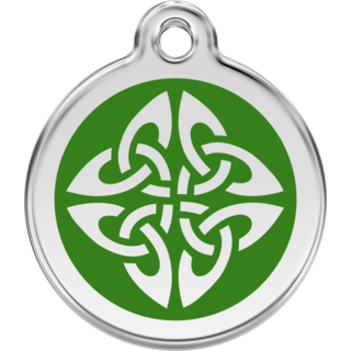 Red Dingo Tribal Arrow Tag - Green [Size: Large] - Lifetime Guarantee - Cat, Dog, Pet ID Tag Engraved