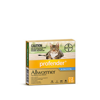 Profender Allwormer for Cats 2.5-5kg (Blue) - 20 Pack (Special order)