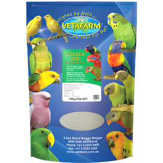 Vetafarm Golden Lori Rice - 10kg