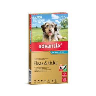 Advantix for Dogs 4-10kg (Aqua) - 6 Pack  (out of stock)