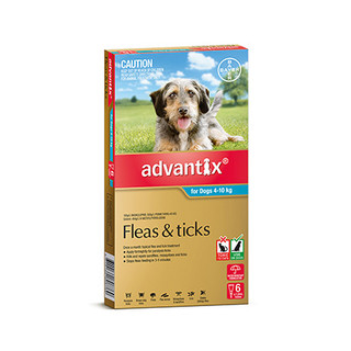 Advantix for Dogs 4-10kg (Aqua)
