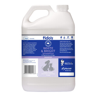 Fido's White and Bright Shampoo - 5L