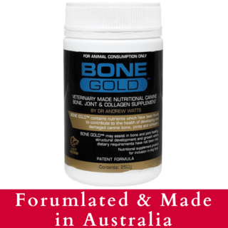Canine Bone Gold - Supports type I, II and III collagen formation in dogs - 1kg (4x250gms)