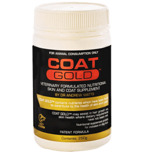 Canine Coat Gold - Supports coat and hair health in dogs - 1kg (4x250gms)