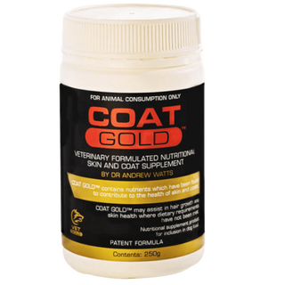 Canine Coat Gold - Supports coat and hair health in dogs - 1kg (4 x 250gms)