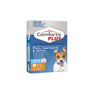 Comfortis Plus 4.6-9kg ORANGE - 6 Pack