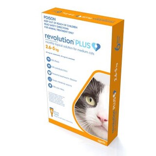 Revolution PLUS for Medium Cats 2.6-5kg - ORANGE - 12 Pack