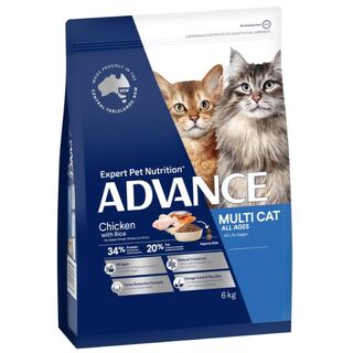 Advance Cat - Multi Cat - All Ages - Chicken & Salmon with Rice - Dry Food