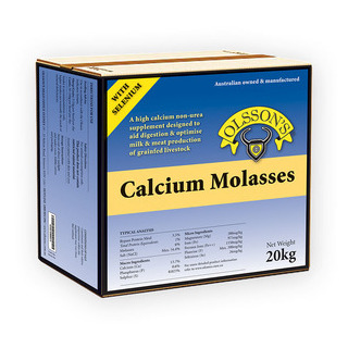 Olsson Calcium Molasses Selenium Block 20kg