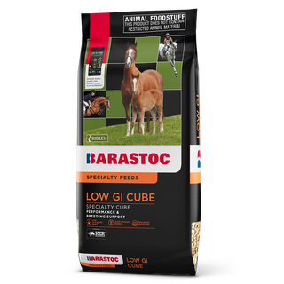Barastoc Low GI Cube 20kg -Low GI Diet For Horses