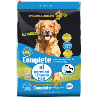 Enduro COMPLETE dog food - With real Kangaroo Meat - 20kg