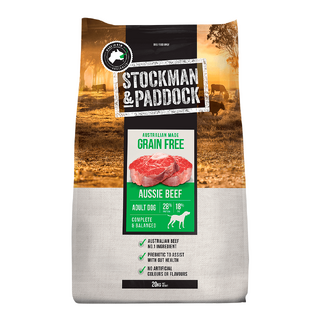 Stockman & Paddock Grain Free - Adult Dog - Beef dog food - 20kg