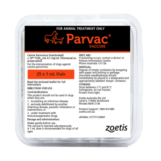 Parvac 25 Doses (Dog)