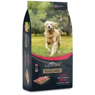 Supervite Gold Adult Dog food - Beef 20kg