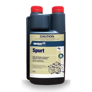 WSD Spurt Off-Shears, Pour-On Sheep Lice Control - 1L (out of stock)