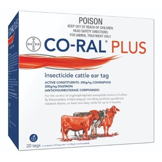 Bayer Cylence Insecticidal ear tag for cattle 20 Tags