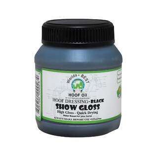 Worlds Best Hoof- Show Gloss Black 125ml