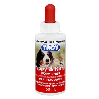 Troy Puppy & Kitten worm syrup 50mls