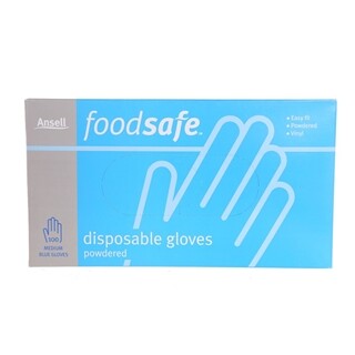 Ansell FoodSafe Vinyl Disposable Gloves 