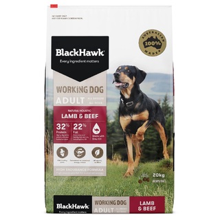 Black Hawk Working Dog - Adult - Lamb & Beef - Dry Food 20kg