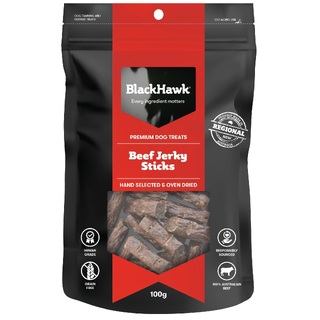 Black Hawk Beef Jerky Sticks - 100gm treats