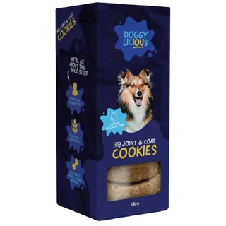 Doggylicious Hip Joint & Coat cookies for dogs 180gm