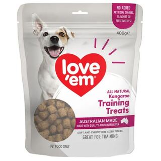 Love Em - Roo Dog Training Treats - 400gm (out of stock)