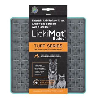 Lickimat Dog Buddy Tuff - Turquoise