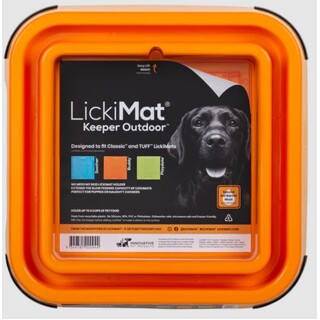 Lickimat Dog Outdoor Keeper - Orange