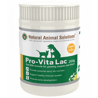 Natural Animal Solutions Pro-Vita Lac for Puppies & Kittens 200g