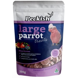 Peckish Large Parrot Treat - Mixed Berry 200gm